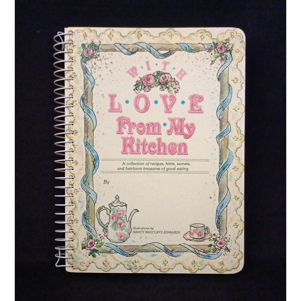 Vintage With Love From My Kitchen Create Your Own Cookbook DIY Recipe Book